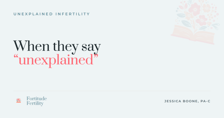 Unexplained infertility: how to get real answers