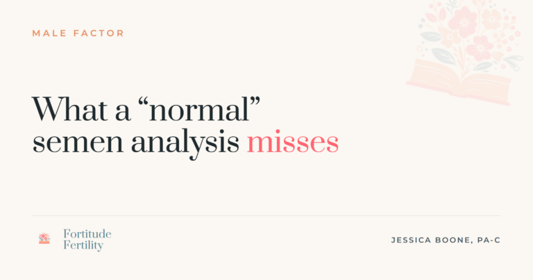 What a normal semen analysis misses