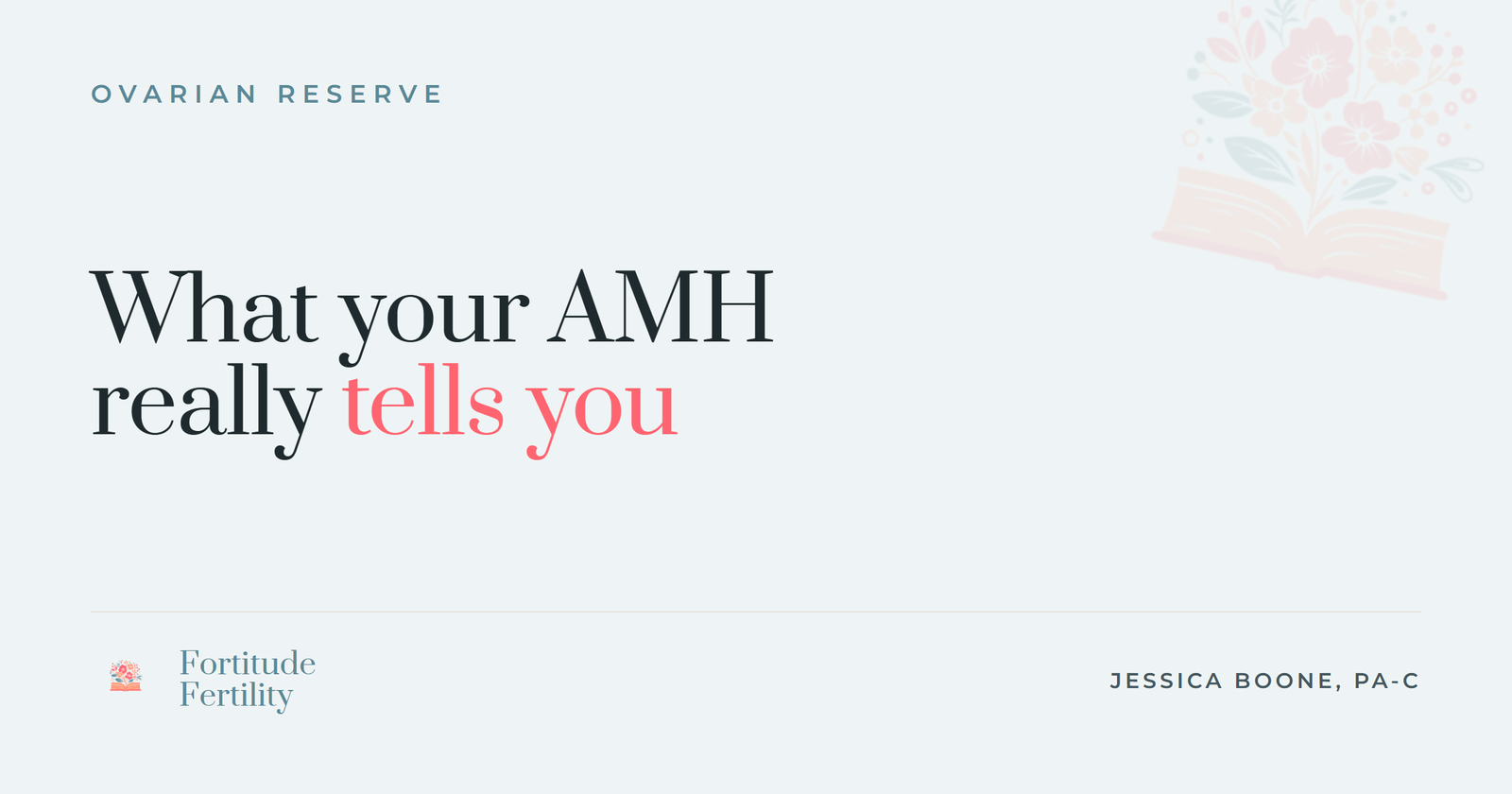 What your AMH really means