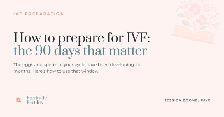 How to Prepare for IVF: The 90 Days That Can Change Your Odds
