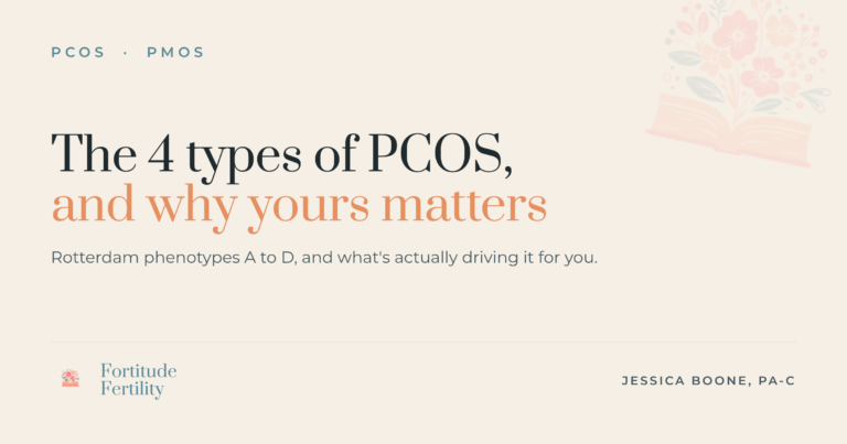PCOS phenotypes: Jessica Boone, PA-C, Fortitude Fertility